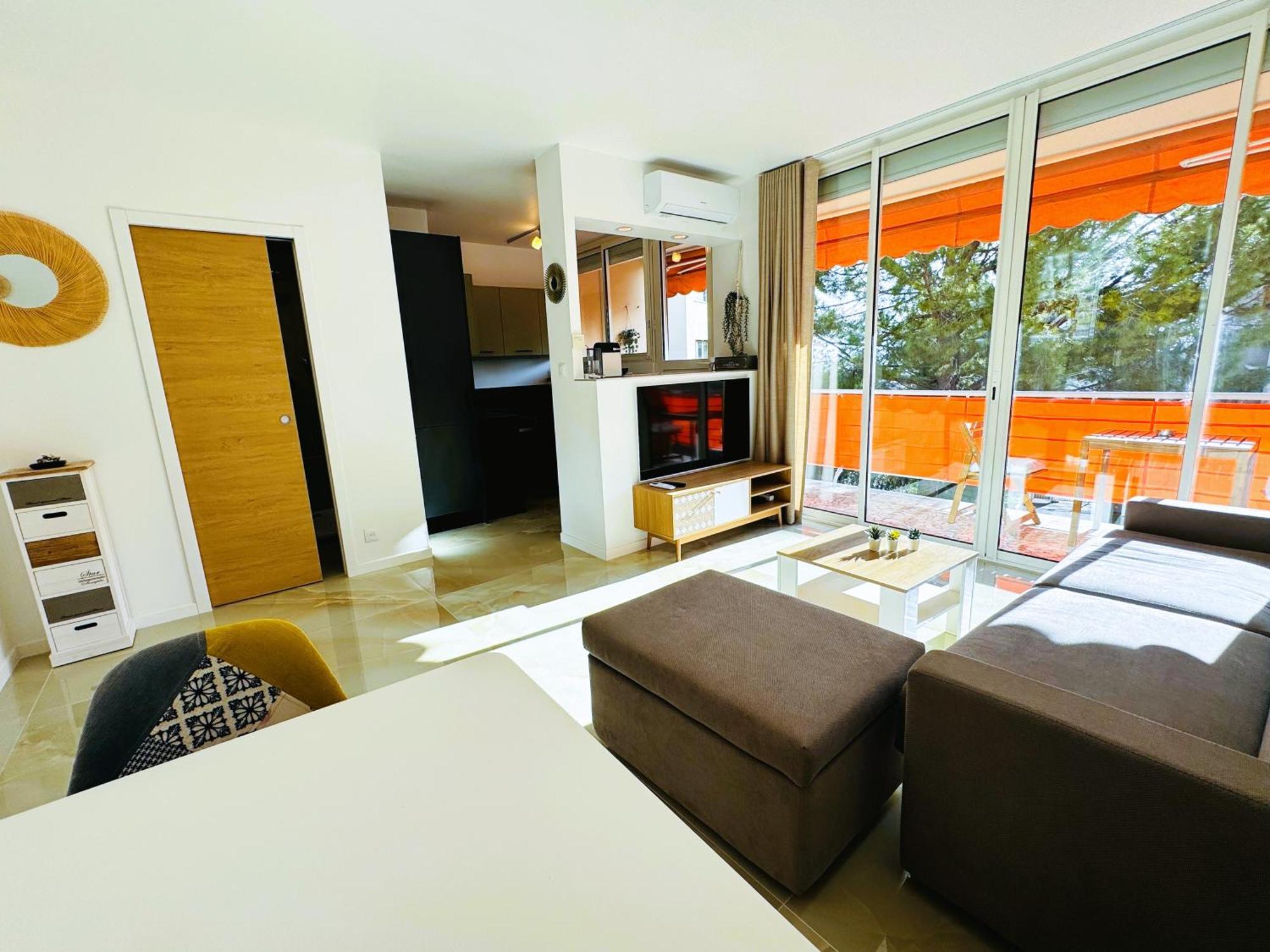 Studio Climatise 600M De La Plage Cagnes-sur-Mer Exterior photo