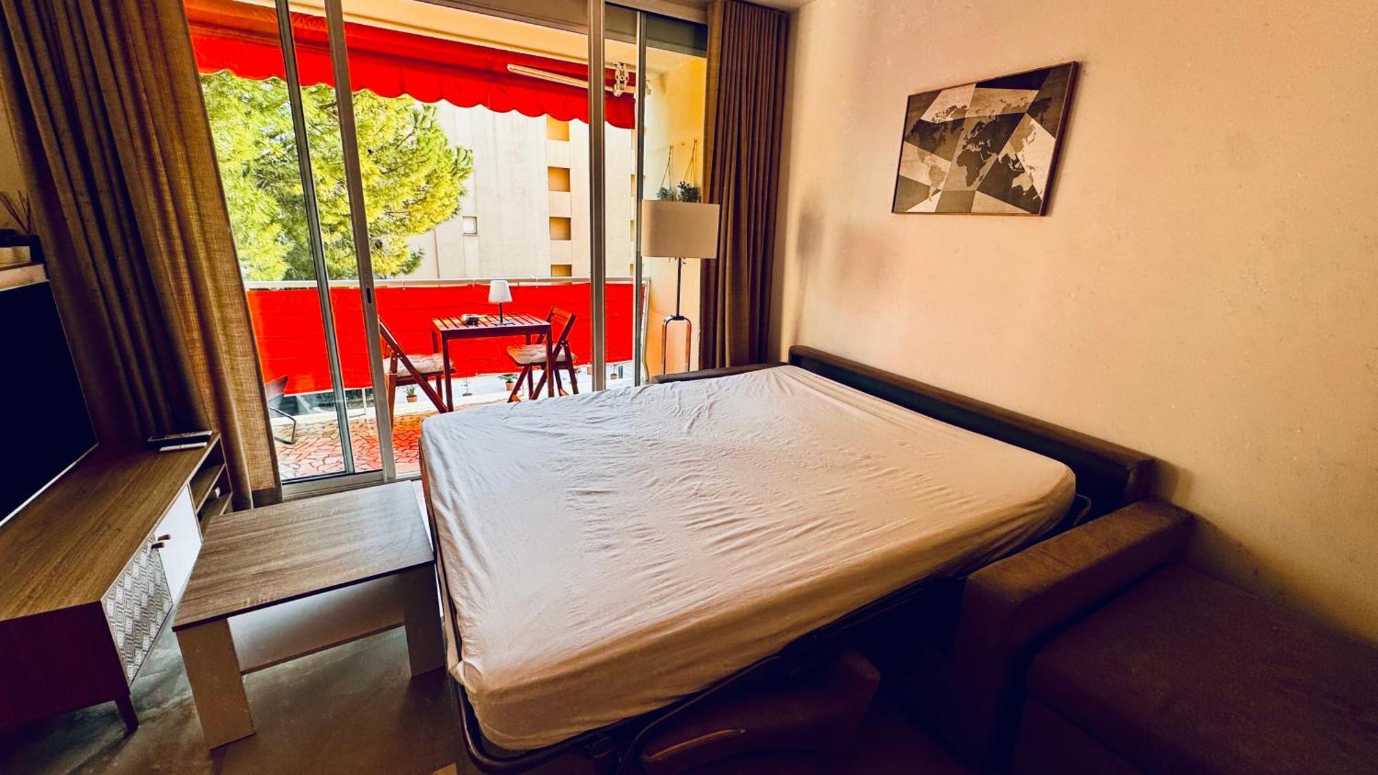 Studio Climatise 600M De La Plage Cagnes-sur-Mer Exterior photo