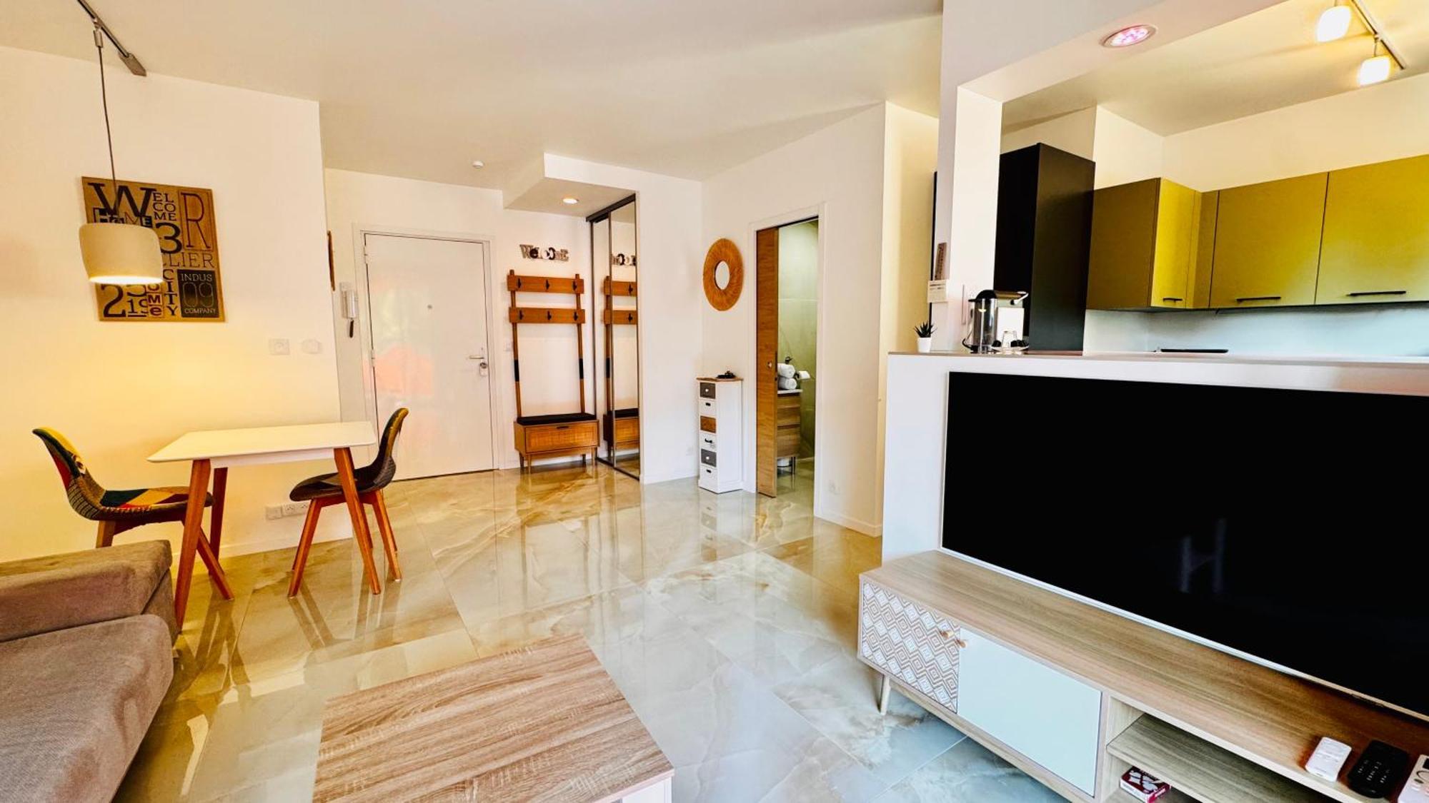 Studio Climatise 600M De La Plage Cagnes-sur-Mer Exterior photo